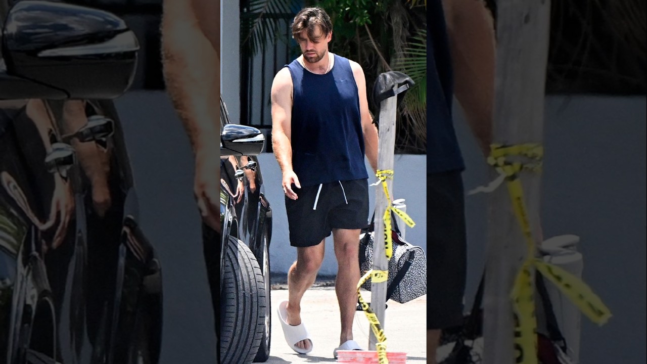 Travis Kelce covered up his body in a tank top after his hairy back went viral 