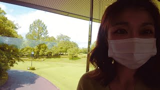 【ゆるVlog】翌日ゴルフなので、初心者が１人で打ちっぱなし練習