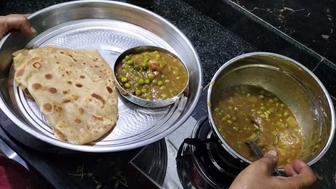சப்பாத்தி பட்டாணி மசாலா குருமா செய்வது எப்படி Green Peas Gravy in