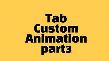 [안드로이드] Tab Custom Animation part3 - 탭 애니메이션 적용