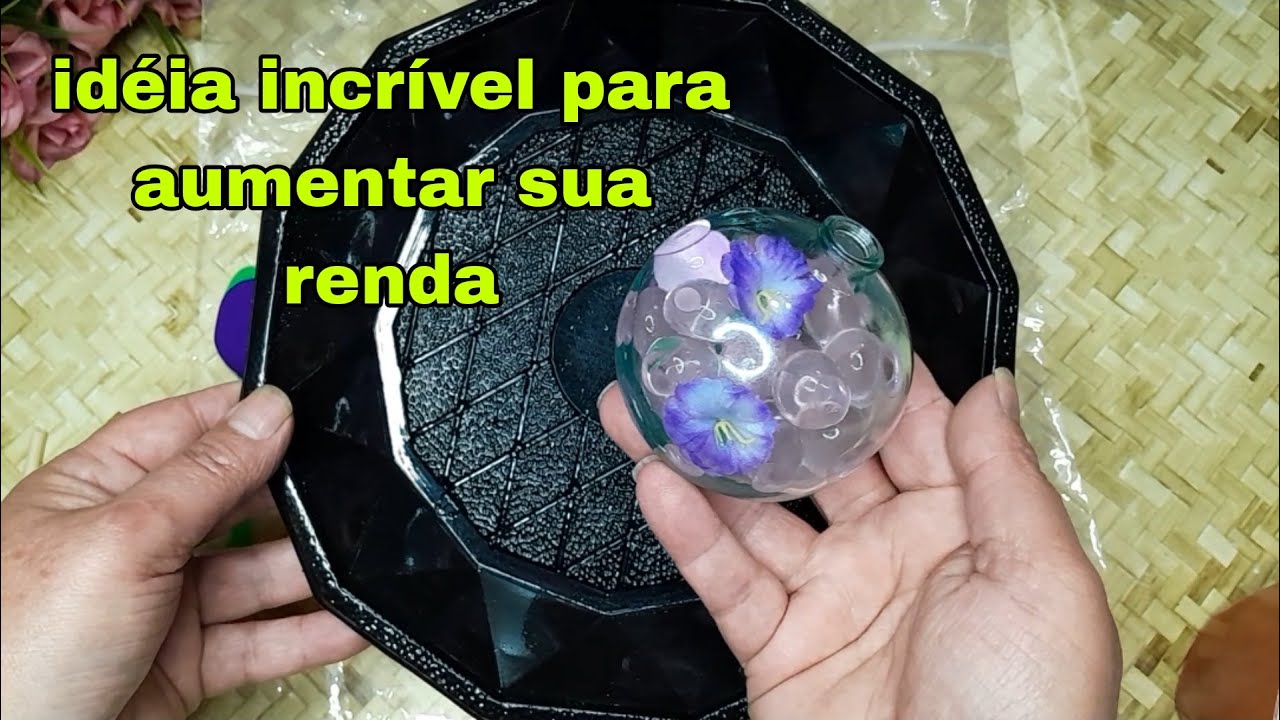 LINDO TRABALHO COM VIDRO DE PERFUME VAZIO- é fazer e vender