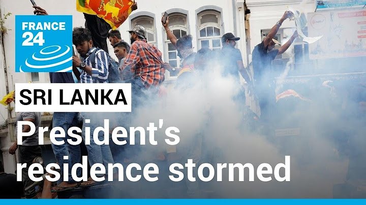 Sri Lankan anti-govt protesters storm president's residence as anger boils over • FRANCE 24