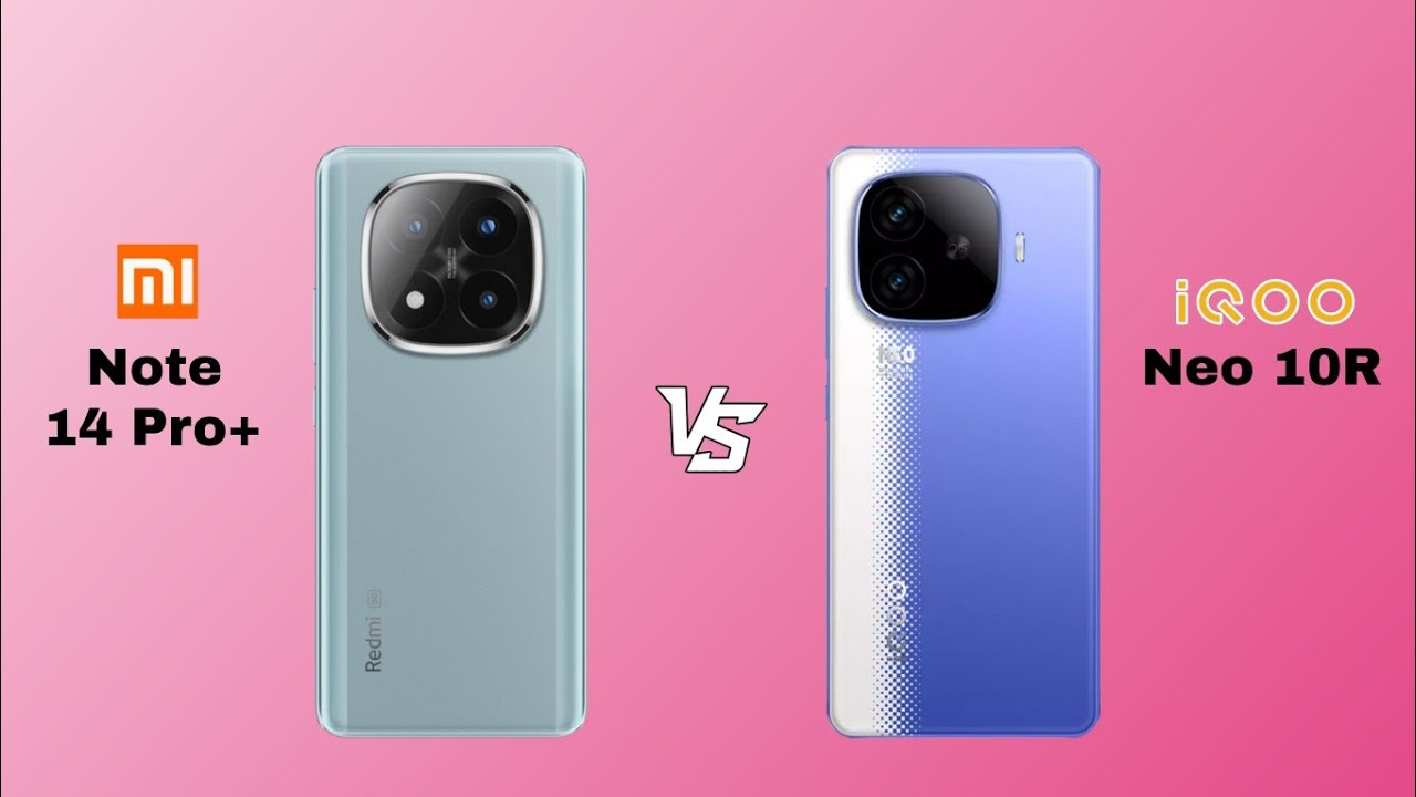 Redmi Note 14 Pro Plus 5G vs IQOO Neo 10R 5G || Comparison