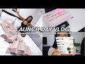 VLOG: LAUNCH DAY! PACKAGING +SHIPPING ORDERS, MAKEUP BRUSHES BUSINESS