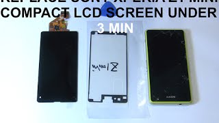 Aziatisch verdund Aggregaat How to Replace Sony xperia Z1 compact mini LCD Screen - CrocFIX - YouTube