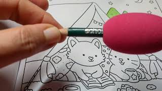 Full Moon Fuzzy campers | Fuzzy Hygge | art coloring | asmr cute & cozy fuzzy friends screenshot 4