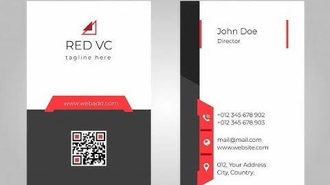 how to create professional business card adobe photoshop cs6 #2 | Computer Skill