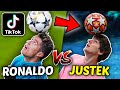 ODTWARZAM najpopularniejsze TikToki piłkarskie! 😂 RONALDO vs JUSTEK 🔥