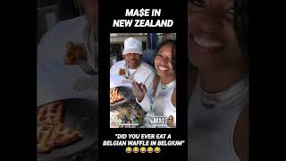 MASE EATING BELGIAN WAFFLES IN NEW ZEALAND 😂