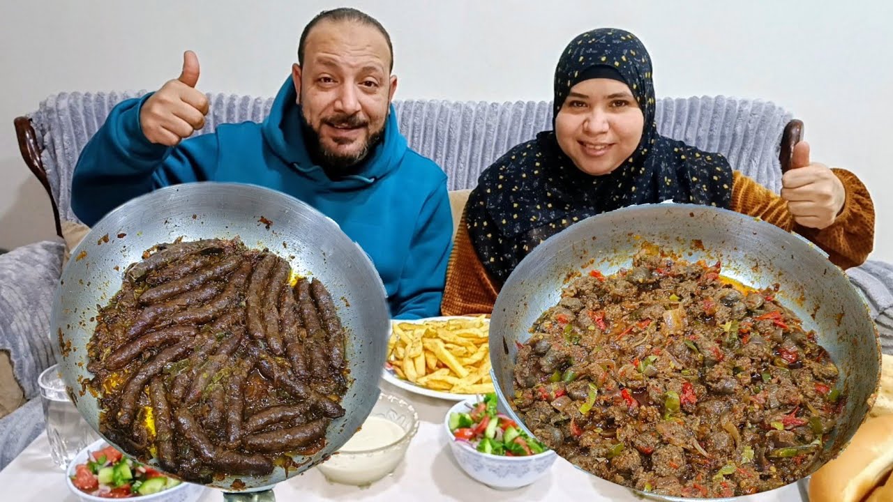 تحدي أكل جديد اكلات الشارع المصري في الصميم😋👌🏻