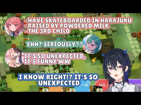 URUHA, HINANO & BENI IS SHOCKED BY AKARIN UNEXPECTED FACT! [ICHINOSE URUHA / VSPO]