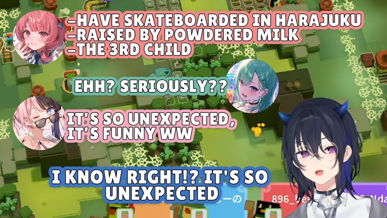 URUHA, HINANO & BENI IS SHOCKED BY AKARIN UNEXPECTED FACT! [ICHINOSE URUHA / VSPO]