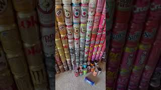 The Can Wall Is getting FULL! #shorts #art #soda #comment #drawing #smallyoutuber