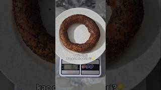1 adet simit 80-100 gram 250 kaloridir detaylar için açıklamayı okumayı unutmayın 🫶 #kesfet