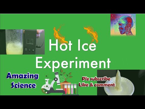 Making Hot Ice From Baking Soda and Vinegar - Watch This!