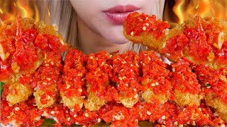 ASMR 🍤💥UDANG TEMPURA SAMBAL MERCON 🌶SPICY SHRIMP TEMPURA IN LIME LEAVES CHILI SAUCE