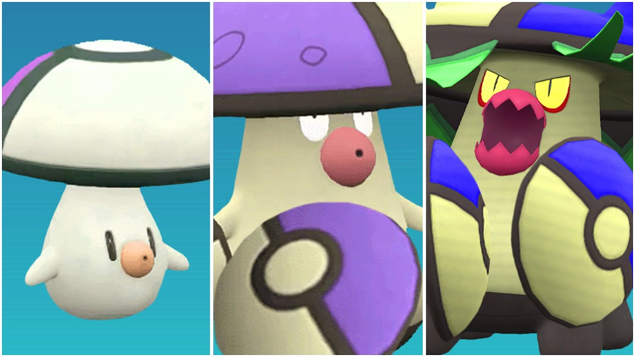 FULL FOONGUS EVOLUTION TEAM! Shiny Foongus, Brute Bonnet Paradox