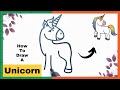 How To Draw A Unicorn | Unicorn Drawing Very Easy | Easy Drawing | Drawing Steps 101