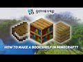 How to Make a Bookshelf in Minecraft 📚  - Tutorial/Step-by-step Guide