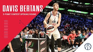 Davis Bertans Opening Round 2020 NBA All-Star 3-Point Contest