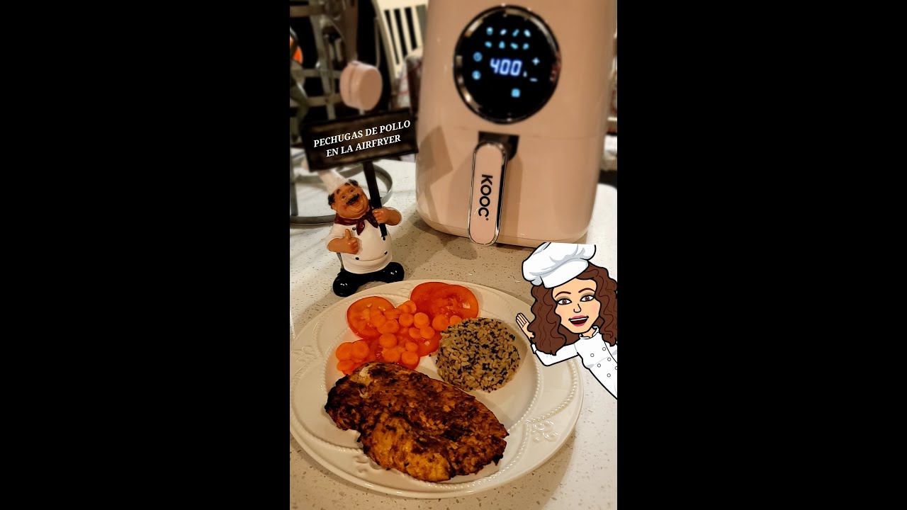 Cómo cocinar una pechuga de pollo en el 'air fryer'?