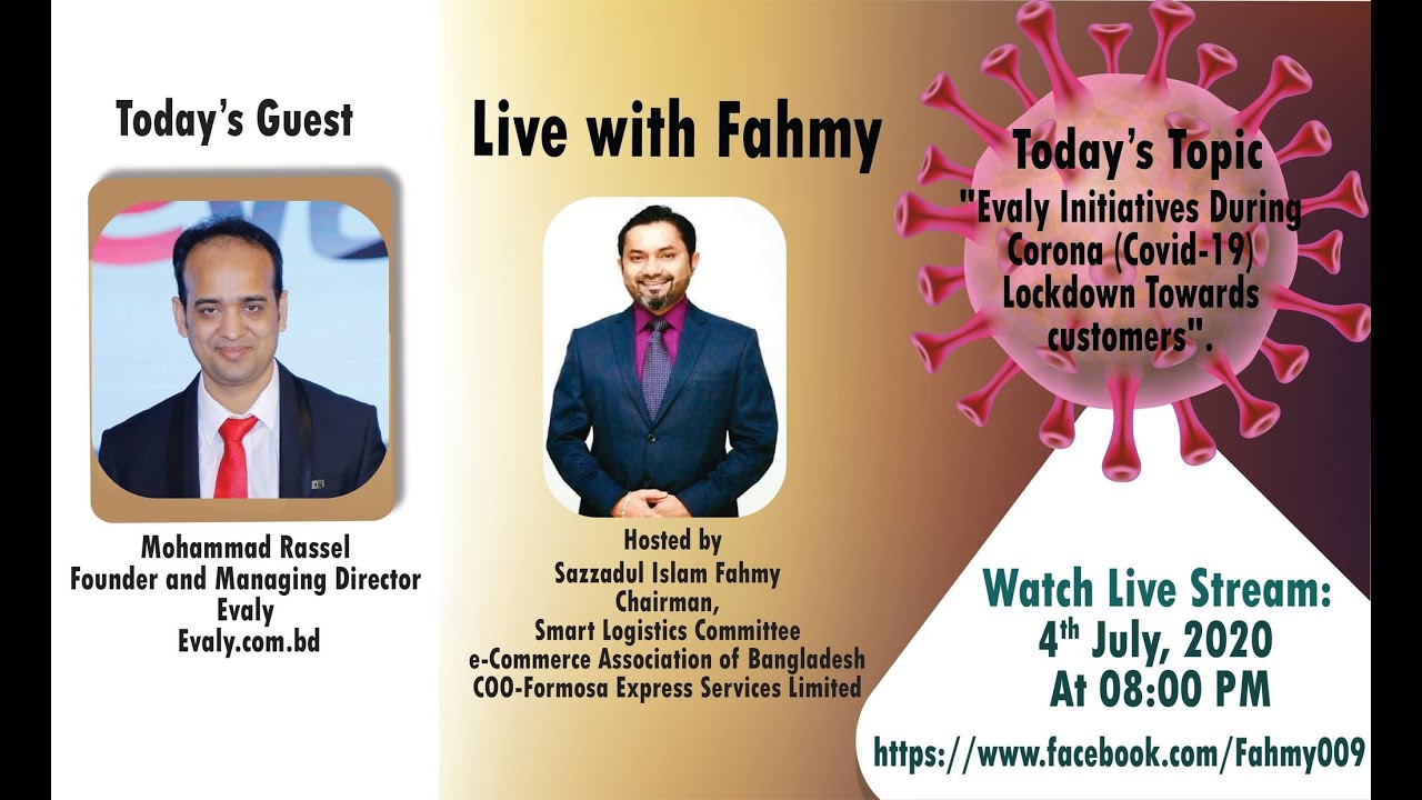 Mohammad Rassel Live With Fahmy। Guest: Mohammad Rassel, Evaly. - YouTube