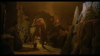 A scene from 'Amazons' (1986), produced by Roger Corman.