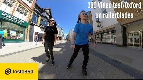 Insta360 One R test - Rollerblading through Oxford