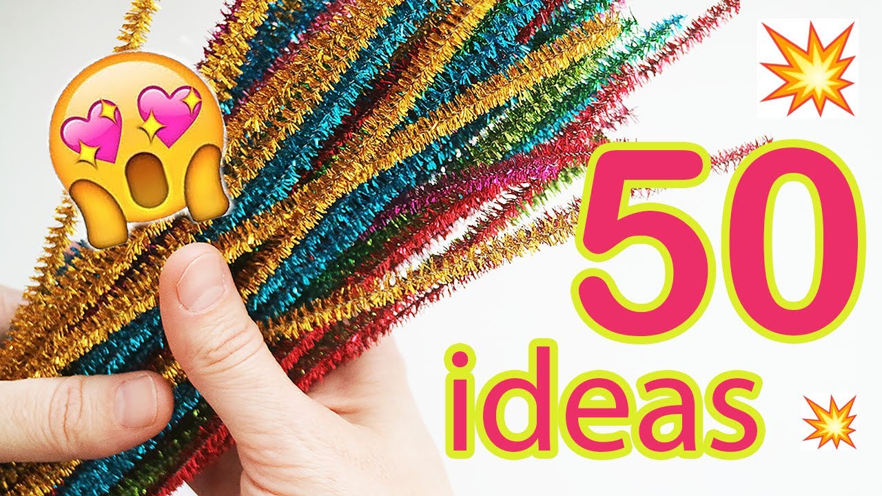 THE BIGGEST COLLECTION 😍 50 IDEAS 😍 Pipe cleaner 🎄 Christmas 🎄 New Year