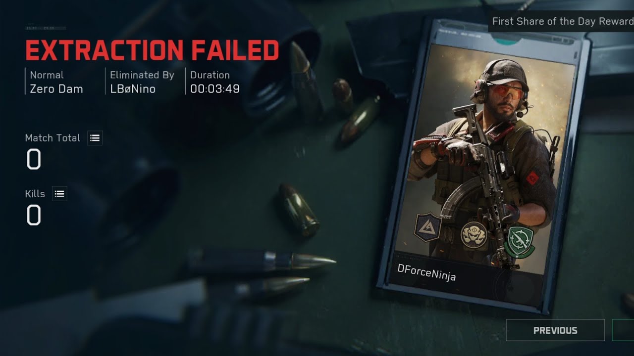 Failed to Extract with ZERO Loot 