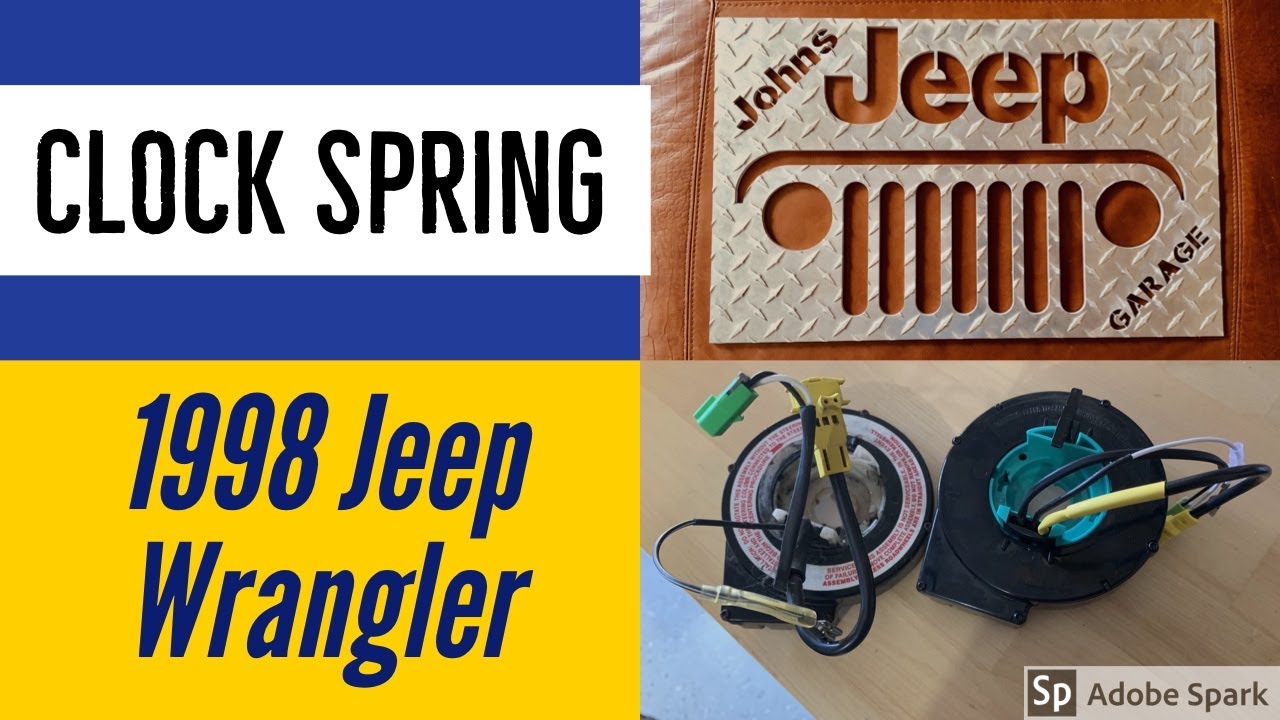 How to replace a Clock Spring on a Jeep Wrangler TJ (Step by Step) - YouTube