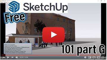 2021 SketchUp Free 101 part G