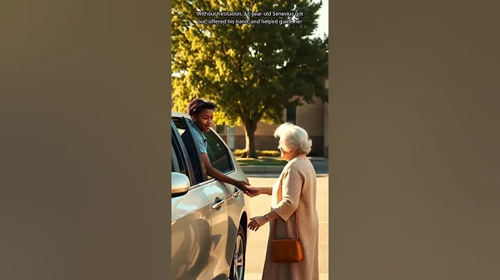 Teen's Heartwarming Act of Kindness for Elderly Woman Goes Viral