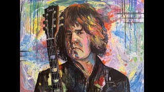 IN MEMORY OF GARY MOORE__ACRYLIC PAINTING__TIMELAPS❤