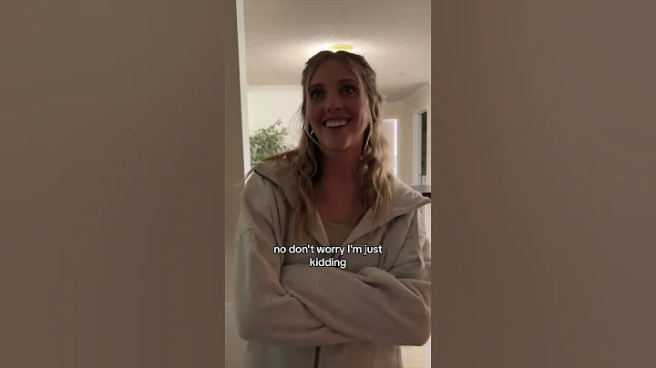 "surprising" my wife to get her reaction #funny #couple