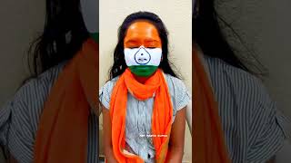 Indian flag painting on face | 🇮🇳 art | independence day face art | Happy independence Day screenshot 1