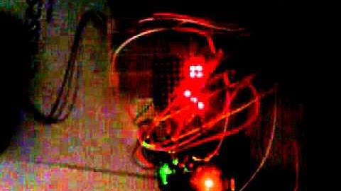 Arduino LED matrix animation