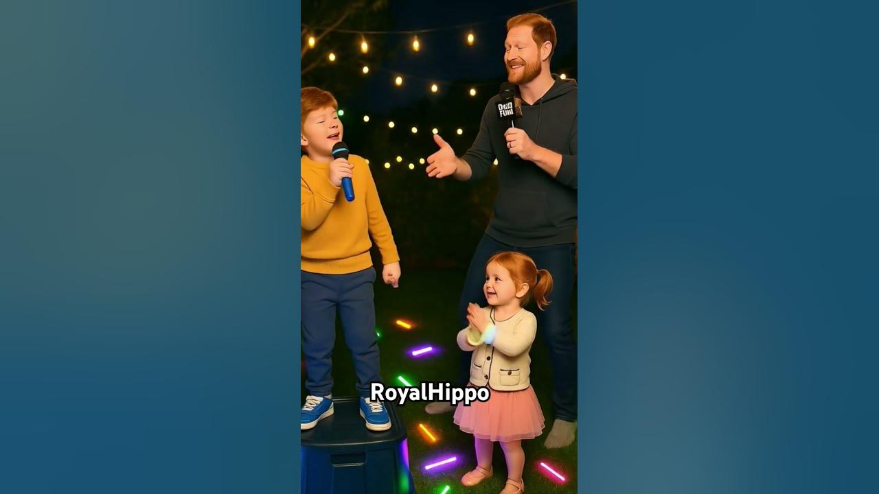 Pri ce Harry and kids singing in the dark #dark #night #singing #singer ...