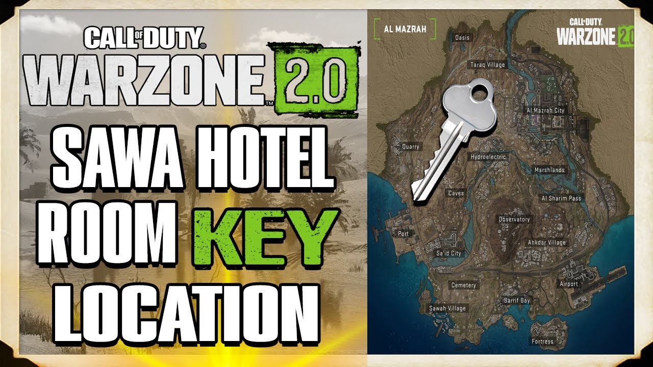 Chiave Warzone DMZ: Sawah Hotel Room 302-303 Posizione WARZONE 2.0