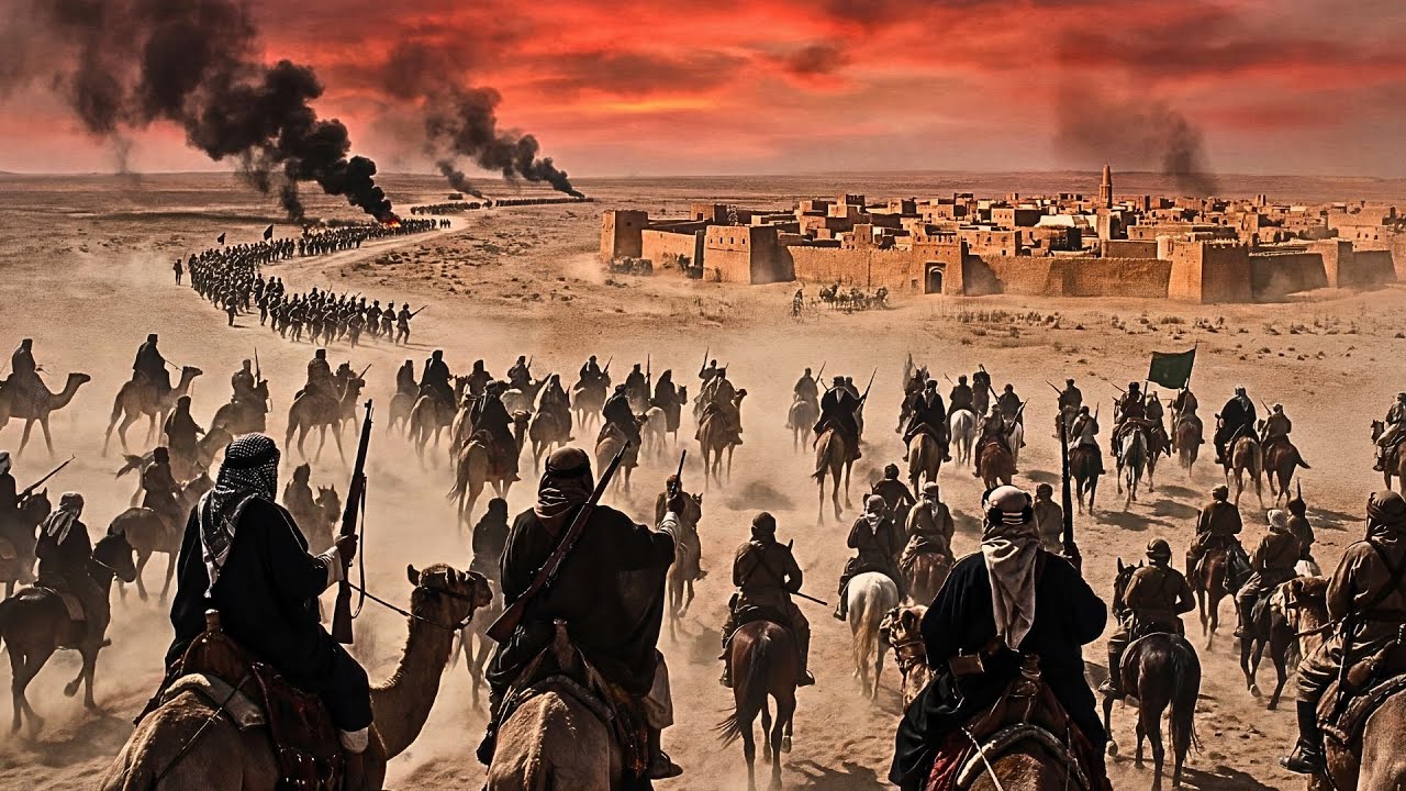 كيف أسقط 10,000 عربي الجيش العثماني في الصحراء - حصار المدينة المنورة 1916