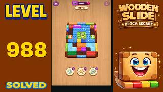 Wooden Slide – Level 988 | Walkthrough