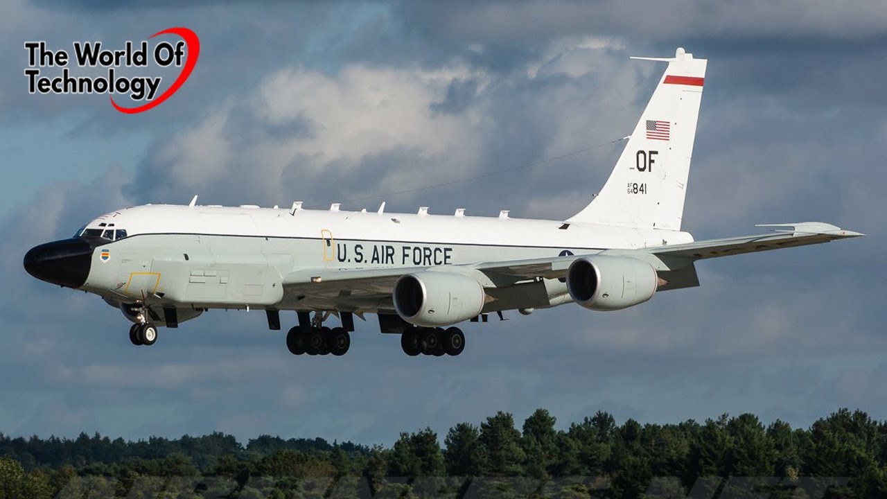 Boieng Rivet Boeing RC-135VW Rivet Joint - British Reconnaissance Aircraft - YouTube