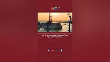 Cận cảnh siêu tàu container lớn nhất thế giới tại Bà Rịa - Vũng Tàu