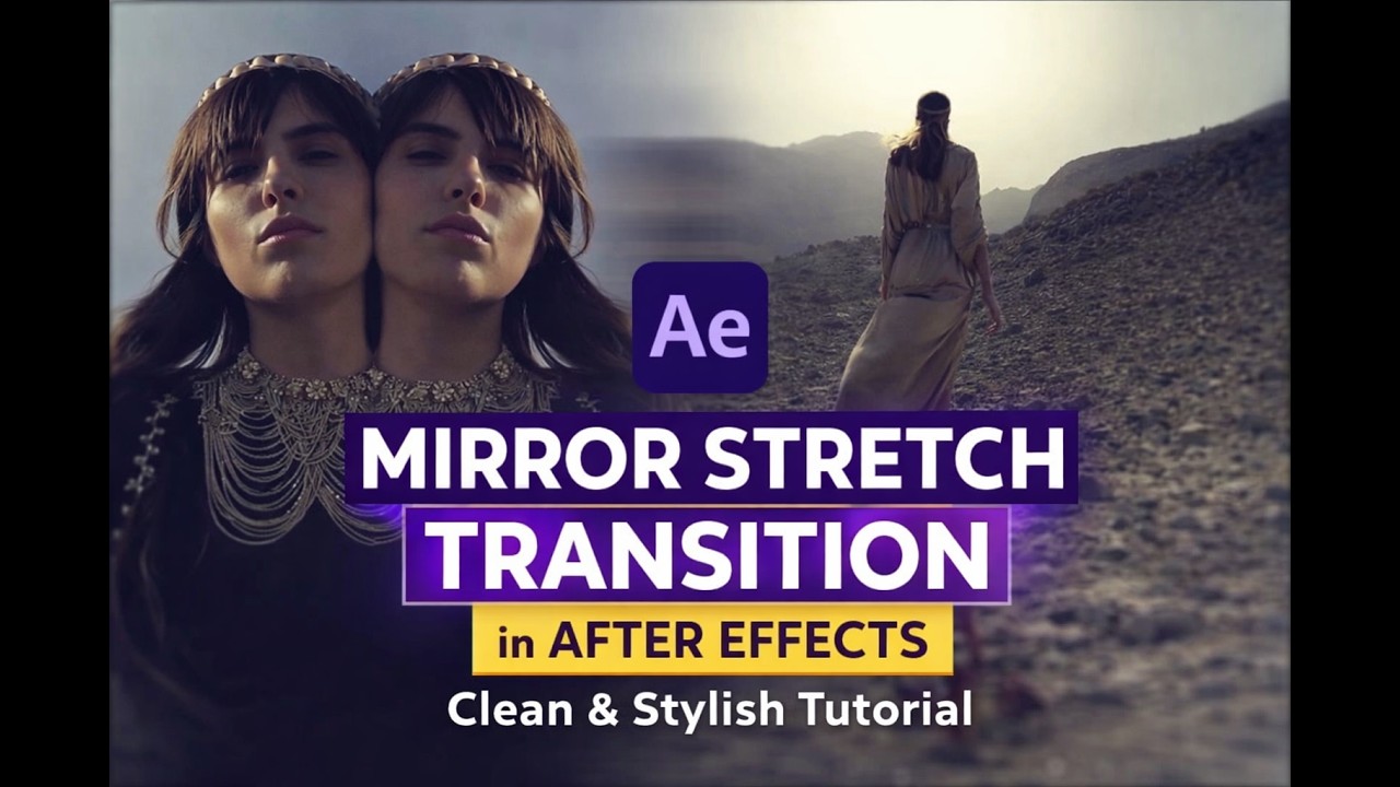 Эффект растягивания зеркала в After Effects | Стильный и лаконичный урок