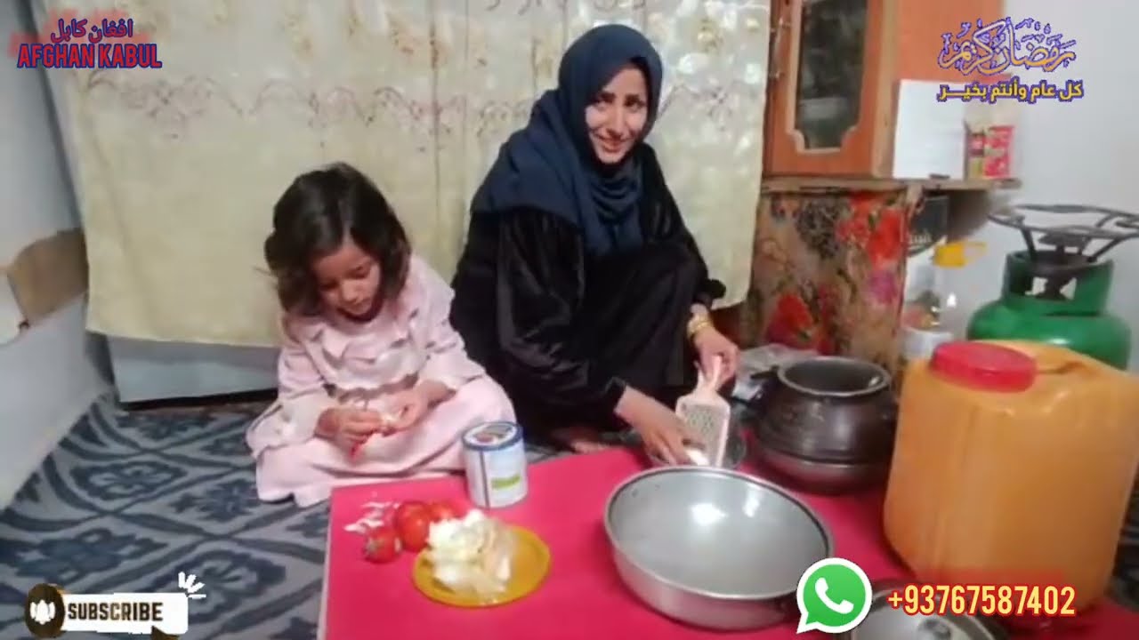 برنامه آشپزی امروز ما پختن گوشت قاق برای دخترا