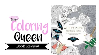 Wildscapes: An Australian Art Therapy Book - Adult Coloring Book Review
