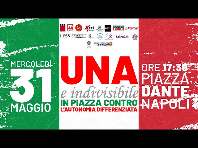 Una e indivisibile: in piazza contro l'autonomia differenziata