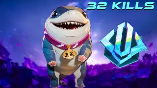 I DROPPED 32 KILLS with JEFF to REACH PLATINUM | MARVEL RIVALS Ranked