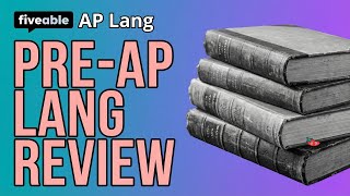 AP English Language - Pre-AP Intro & Exam Overview