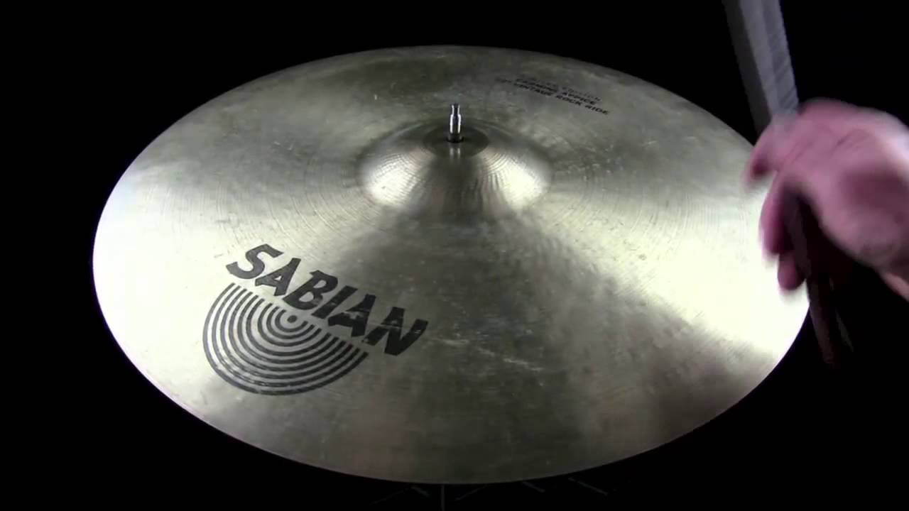 ★ アメイジングレア　コンプ　9枚 Sabian Limited Edition Carmine Appice 22'' Vintage Rock Ride - YouTube